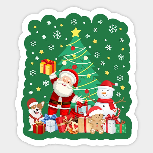 Funny Christmas Shirt Merry Christmas For Boys Girls Sticker by DakhaShop